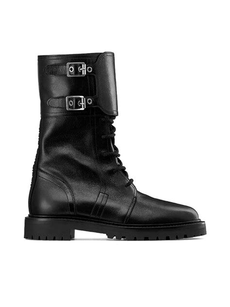 black dior ground calfskin boot|Dior Boot Calfskin in Black .